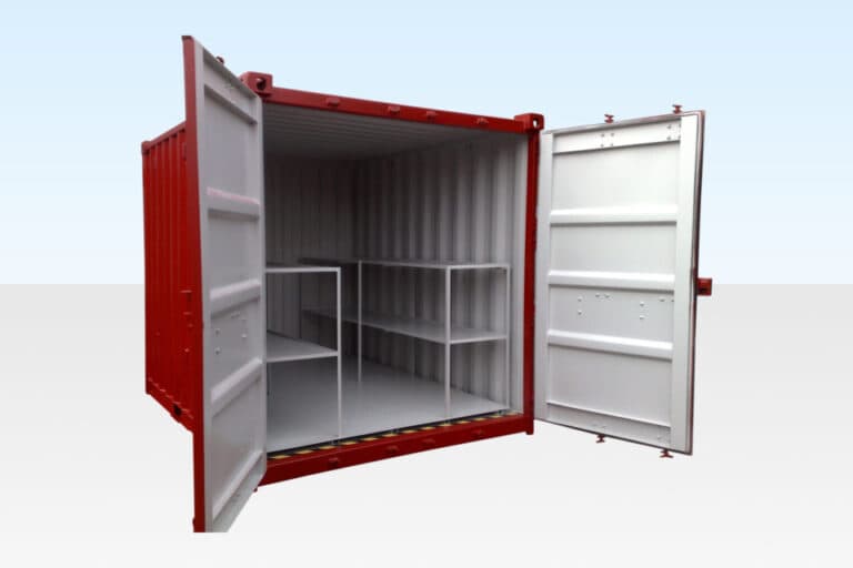 10 x 8ft Flat Floor Bunded Store, photo 1