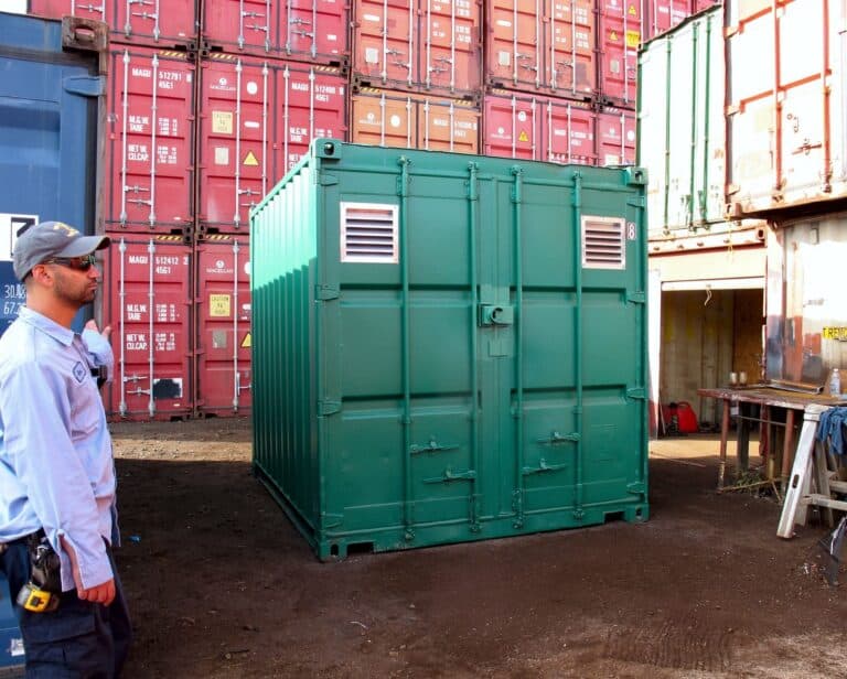10ft Long Used Fabricated Steel Storage Containers, photo 1