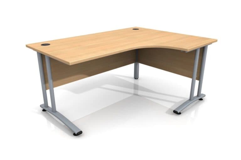 1600m Site Office Right Hand Curved Desk, photo 1
