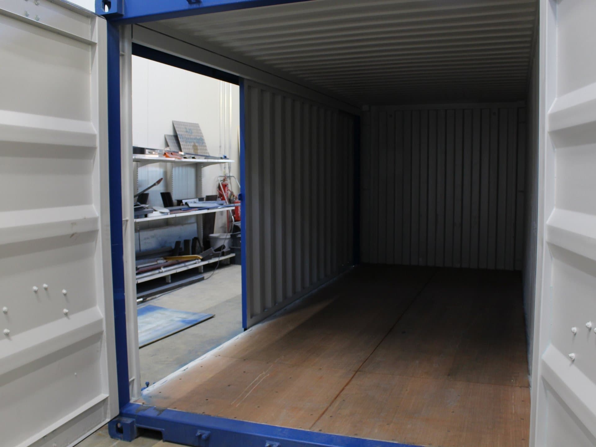 20ft Hi Cube Container (9′ 6″ high) suitable for IBC storage Sliding Door, photo 1