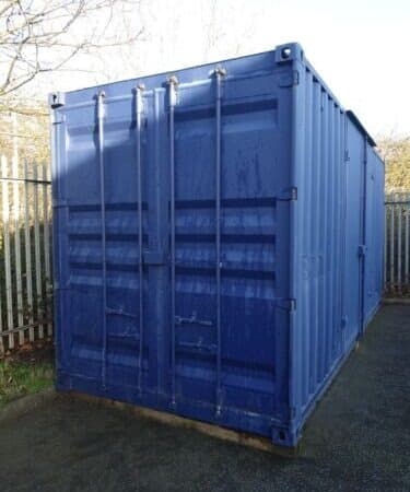 20Ft Shipping Container 20Ft x 8 5Ft With Additional Side 8Ft Panel Side Doors, photo 1