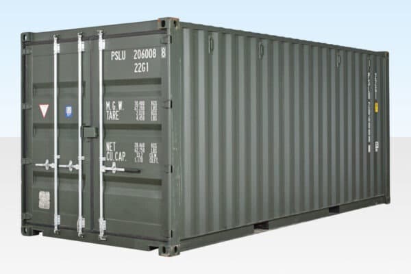 20Ft Shipping Container (One Trip) - Dark Green, photo 1
