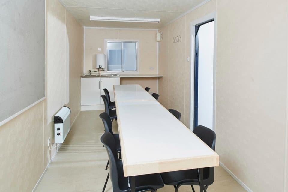 20Ft x 8Ft Steel Anti-Vandal Canteen Cabin, photo 1