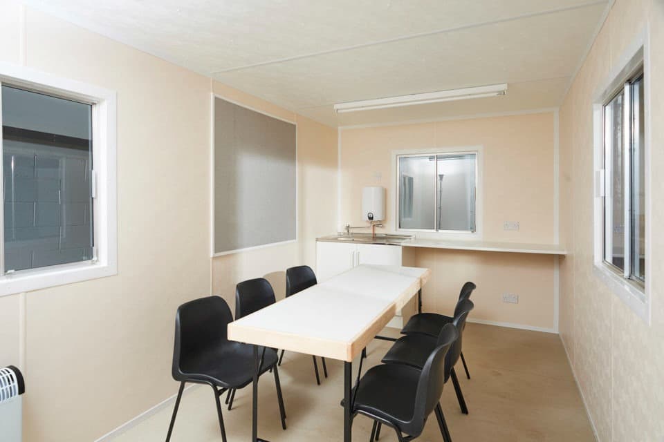 24Ft x 9Ft Steel Anti-Vandal Canteen Cabin, photo 1
