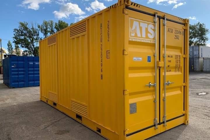 30ft x 8ft Shipping Container (One Trip) - Yellow, photo 1