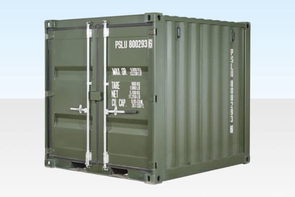 8Ft One Trip Shipping Container (Green), photo 1