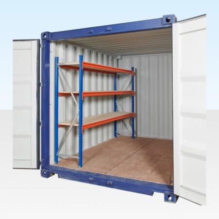 Adjustable, Heavy Duty Three Tier Container Racking (Single Bay), photo 1